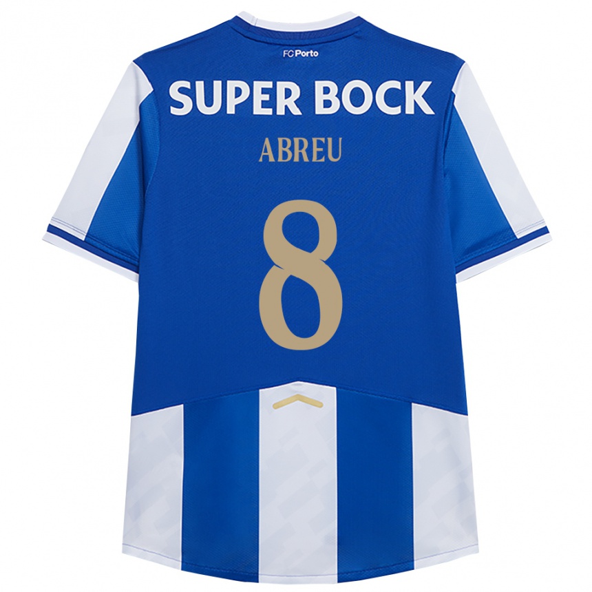 ילדים כדורגל João Abreu #8 כחול לבן ג'רזי ביתית 2025/26