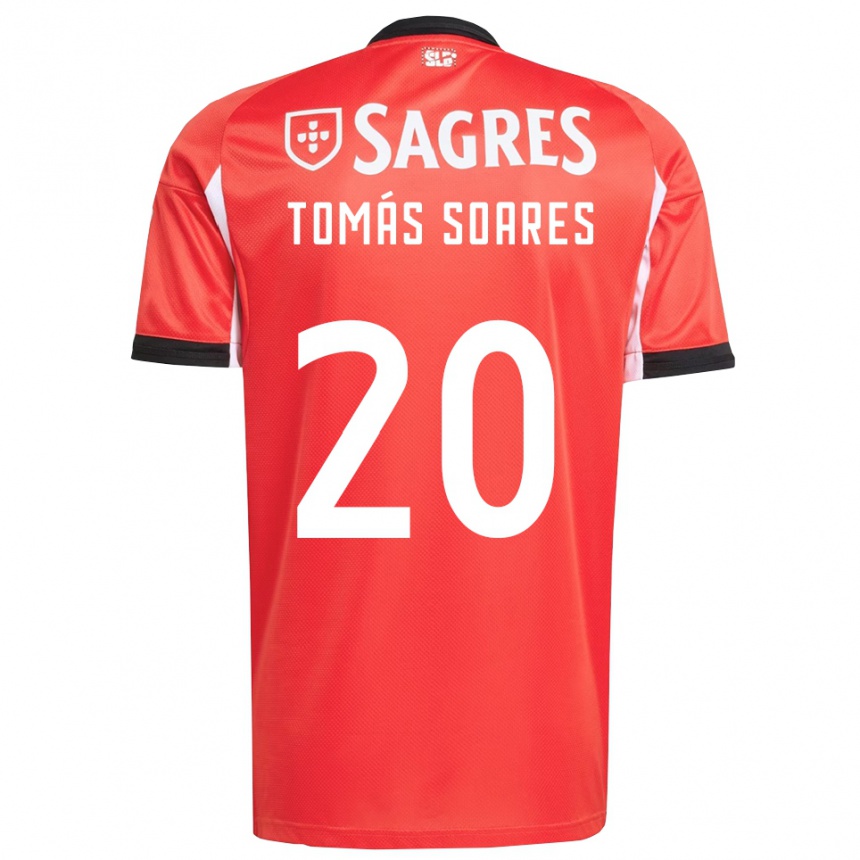 ילדים כדורגל תומאס אלבס סוארס #20 אדום לבן ג'רזי ביתית 2025/26