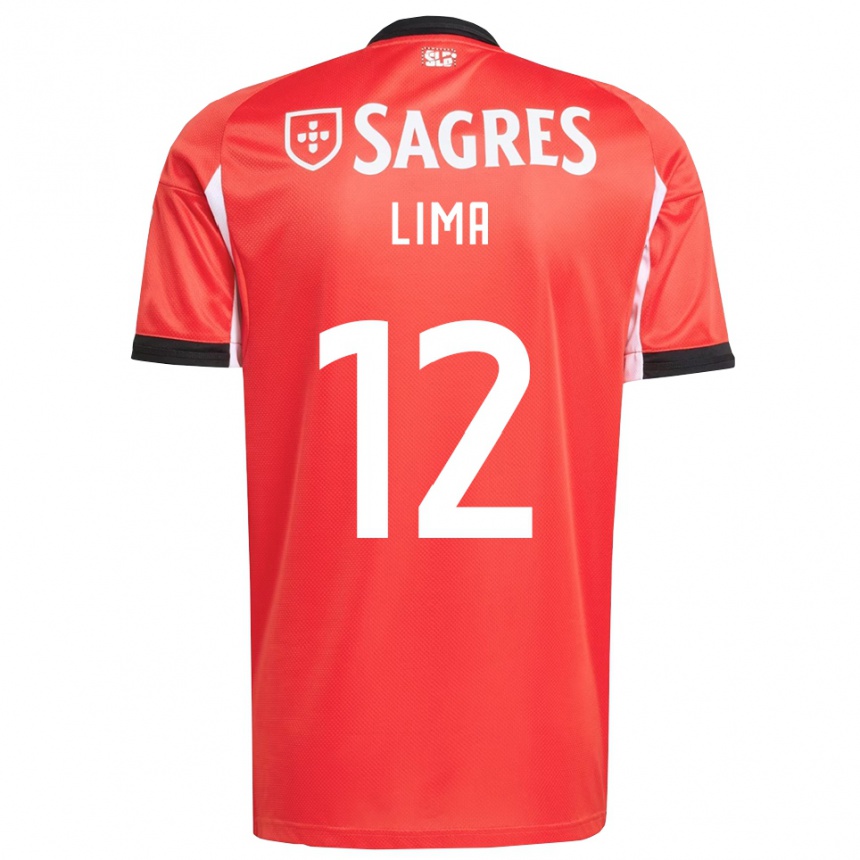 ילדים כדורגל Thaís Lima #12 אדום לבן ג'רזי ביתית 2025/26