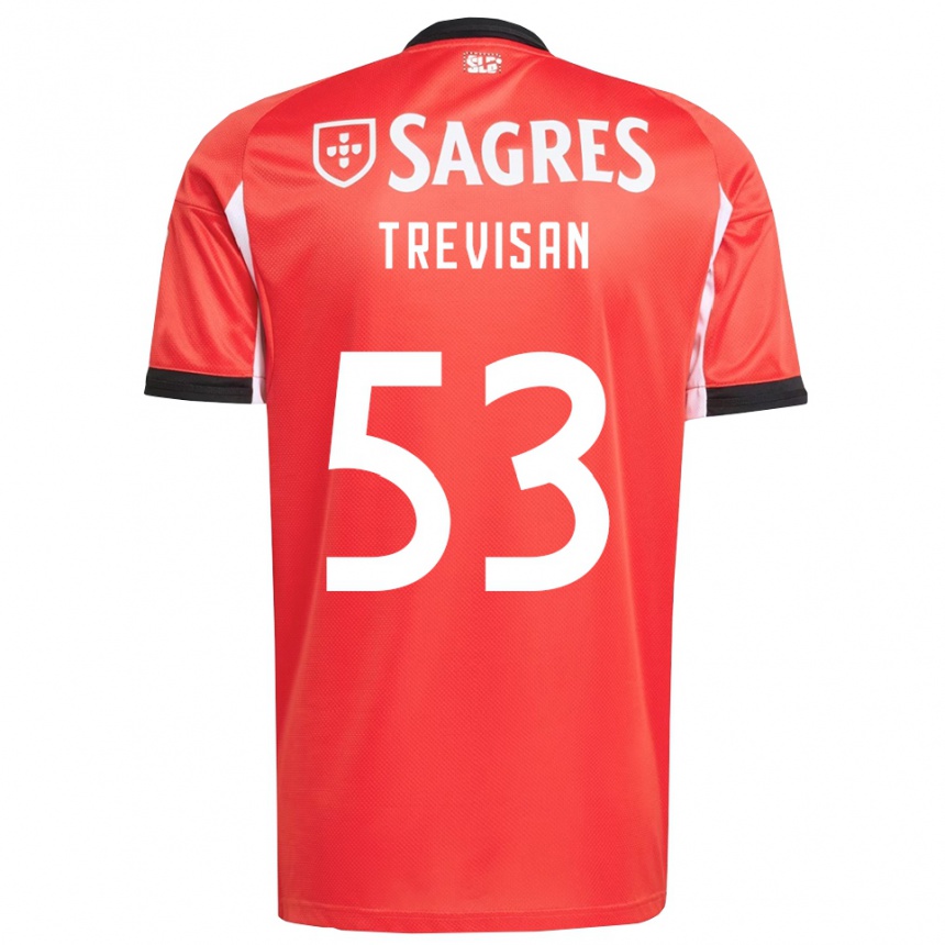 ילדים כדורגל Jelani Trevisan #53 אדום לבן ג'רזי ביתית 2025/26