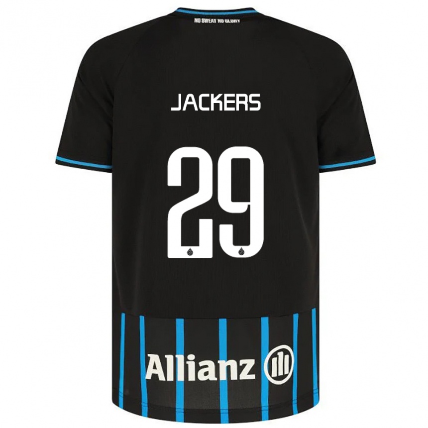 ילדים כדורגל Nordin Jackers #29 שחור כחול ג'רזי ביתית 2025/26