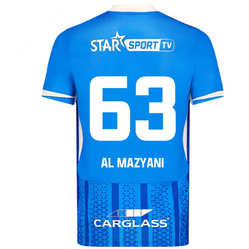 ילדים כדורגל Faissal Al Mazyani #63 כחול לבן ג'רזי ביתית 2025/26