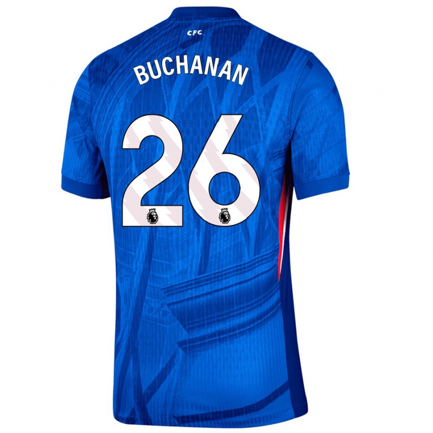 ילדים כדורגל קדיישה ביוקנן #26 כחול לבן ג'רזי ביתית 2025/26