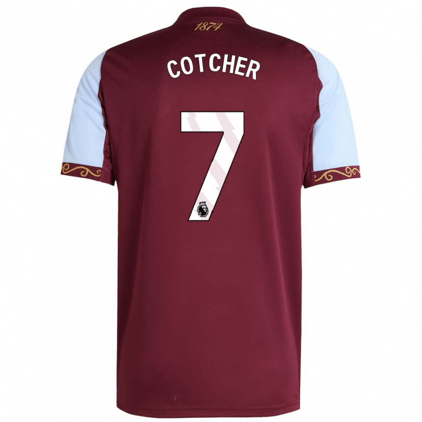 ילדים כדורגל מייסון קוטשר #7 בורדו תכלת ג'רזי ביתית 2025/26 ילדים כדורגל מייסון קוטשר #7 בורדו תכלת ג'רזי ביתית 2025/26