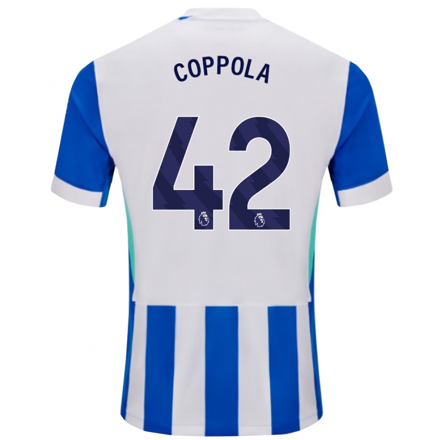 ילדים כדורגל דייגו קופולה #42 כחול לבן ג'רזי ביתית 2025/26