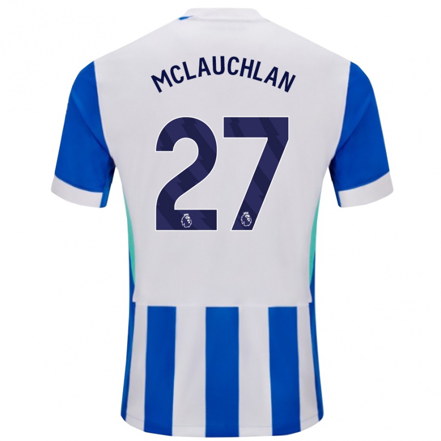 ילדים כדורגל רייצ'ל מקלאוקלן #27 כחול לבן ג'רזי ביתית 2025/26