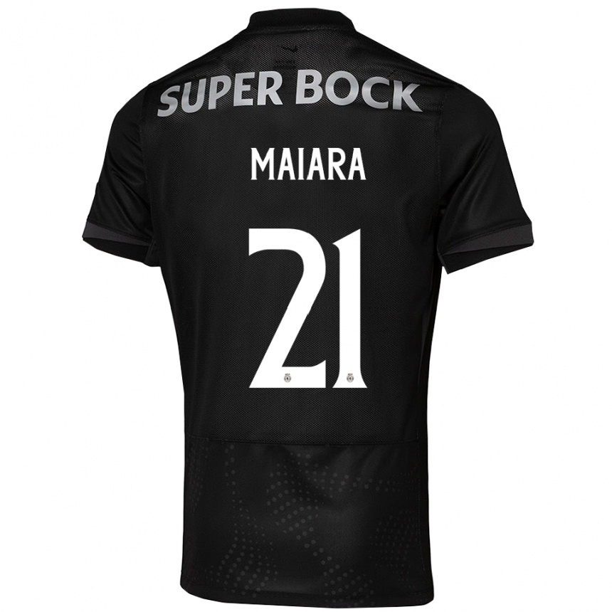 ילדים כדורגל מאיארה קרולינה נייהוז #21 שחור לבן הרחק ג'רזי 2025/26 ילדים כדורגל מאיארה קרולינה נייהוז #21 שחור לבן הרחק ג'רזי 2025/26