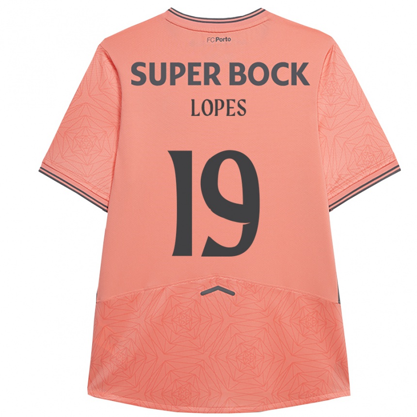 ילדים כדורגל Joao Lopes #19 ורוד נייבי הרחק ג'רזי 2025/26
