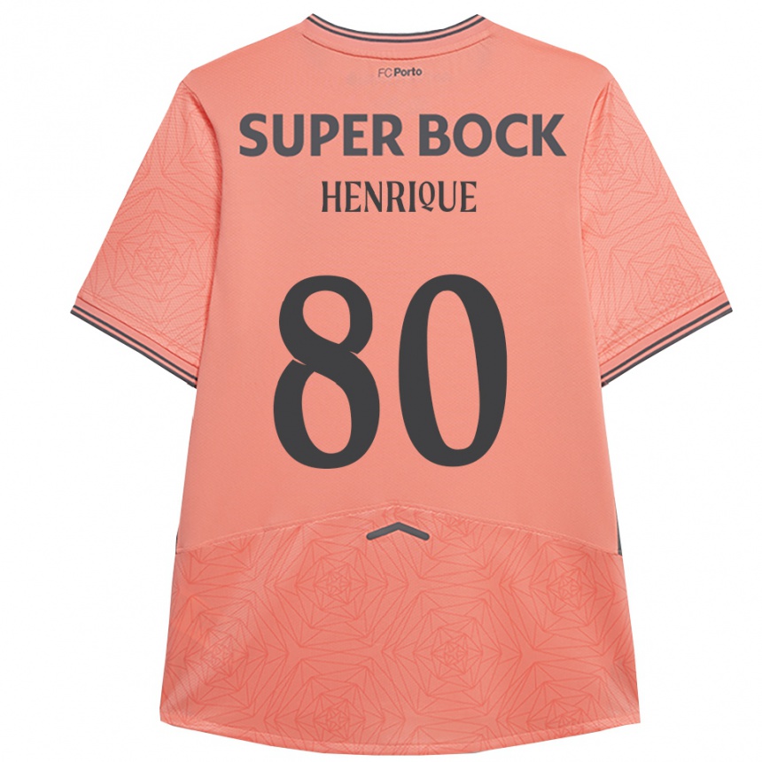 ילדים כדורגל קאיו הנריק דיאוגו דומינגוס #80 ורוד נייבי הרחק ג'רזי 2025/26