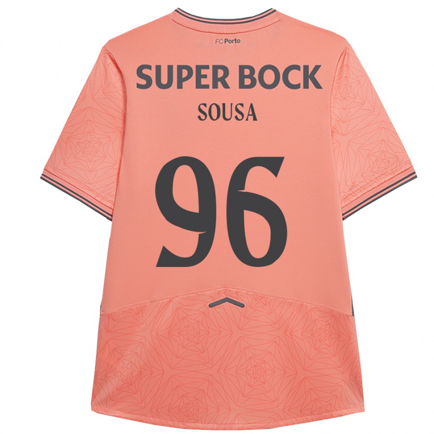 ילדים כדורגל Filipe Sousa #96 ורוד נייבי הרחק ג'רזי 2025/26