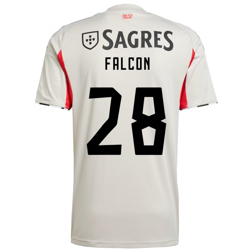 ילדים כדורגל אנדריאה פאלקון #28 לבן מלוכלך אדום הרחק ג'רזי 2025/26 ילדים כדורגל אנדריאה פאלקון #28 לבן מלוכלך אדום הרחק ג'רזי 2025/26