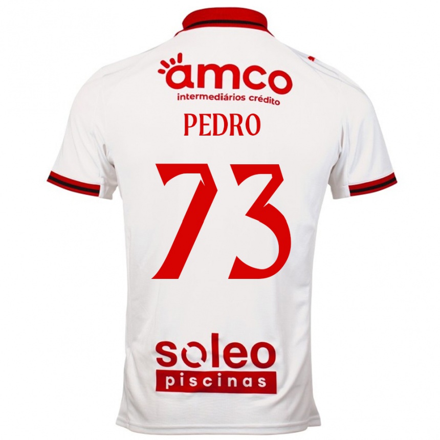 ילדים כדורגל Zé Pedro #73 לבן אדום הרחק ג'רזי 2025/26