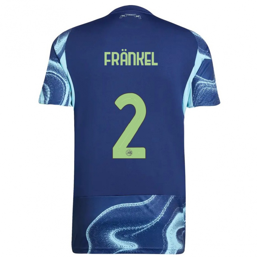 ילדים כדורגל Leroy Fränkel #2 נייבי תכלת הרחק ג'רזי 2025/26