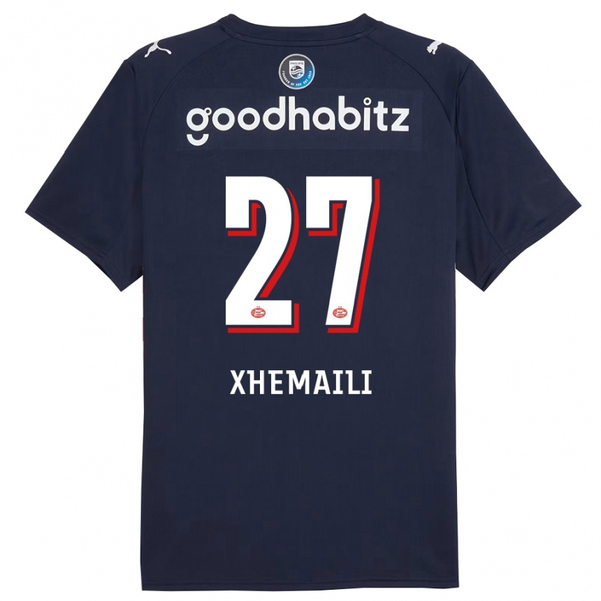 ילדים כדורגל ריולה שמאילי #27 נייבי לבן הרחק ג'רזי 2025/26