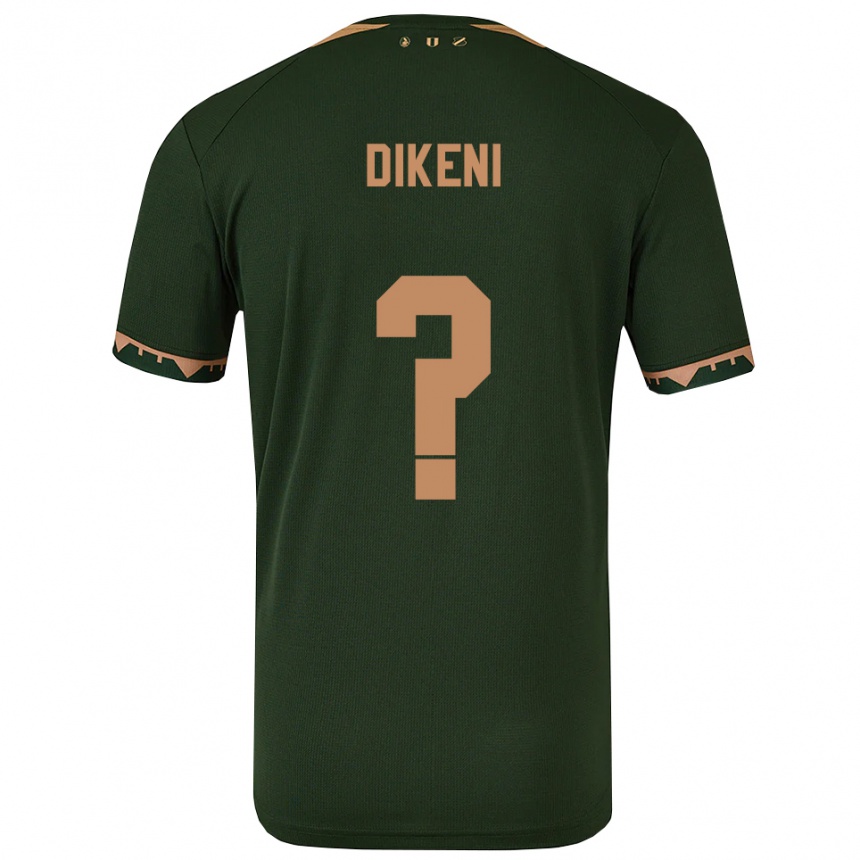 ילדים כדורגל Youssif Dikeni #0 ירוק זהב הרחק ג'רזי 2025/26