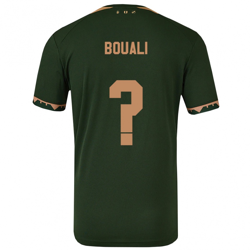 ילדים כדורגל Zakaria Bouali #0 ירוק זהב הרחק ג'רזי 2025/26