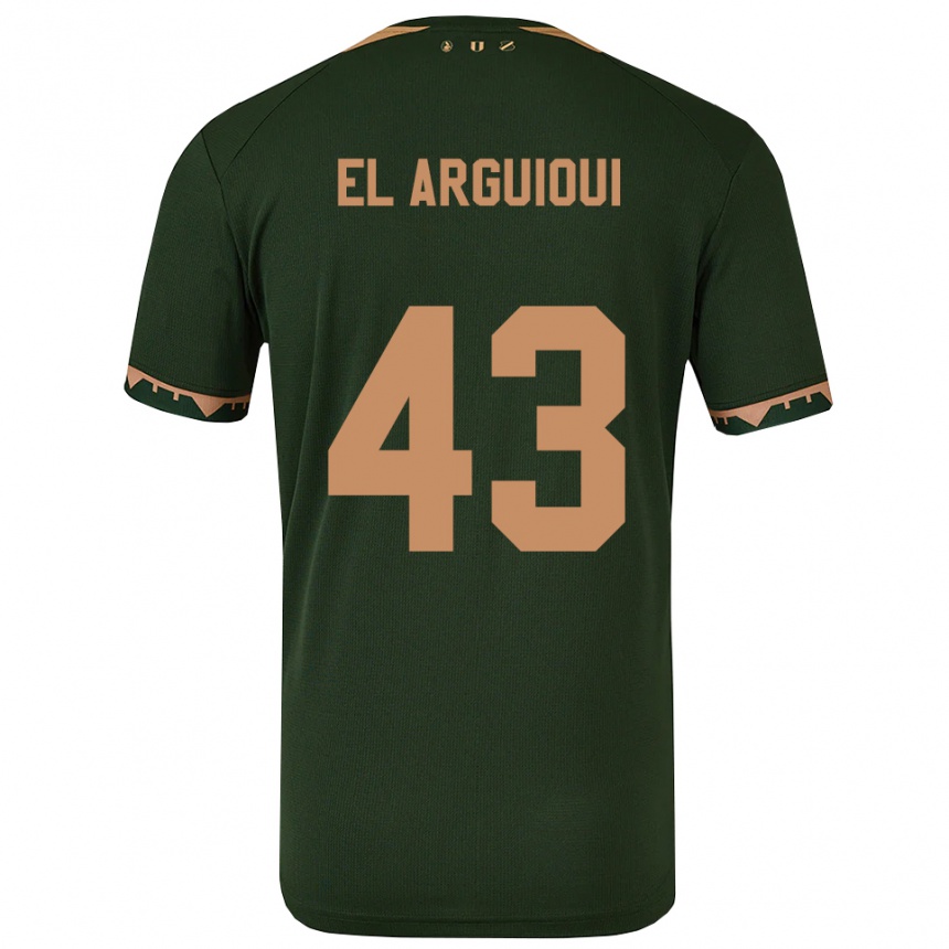 ילדים כדורגל Rafik El Arguioui #43 ירוק זהב הרחק ג'רזי 2025/26