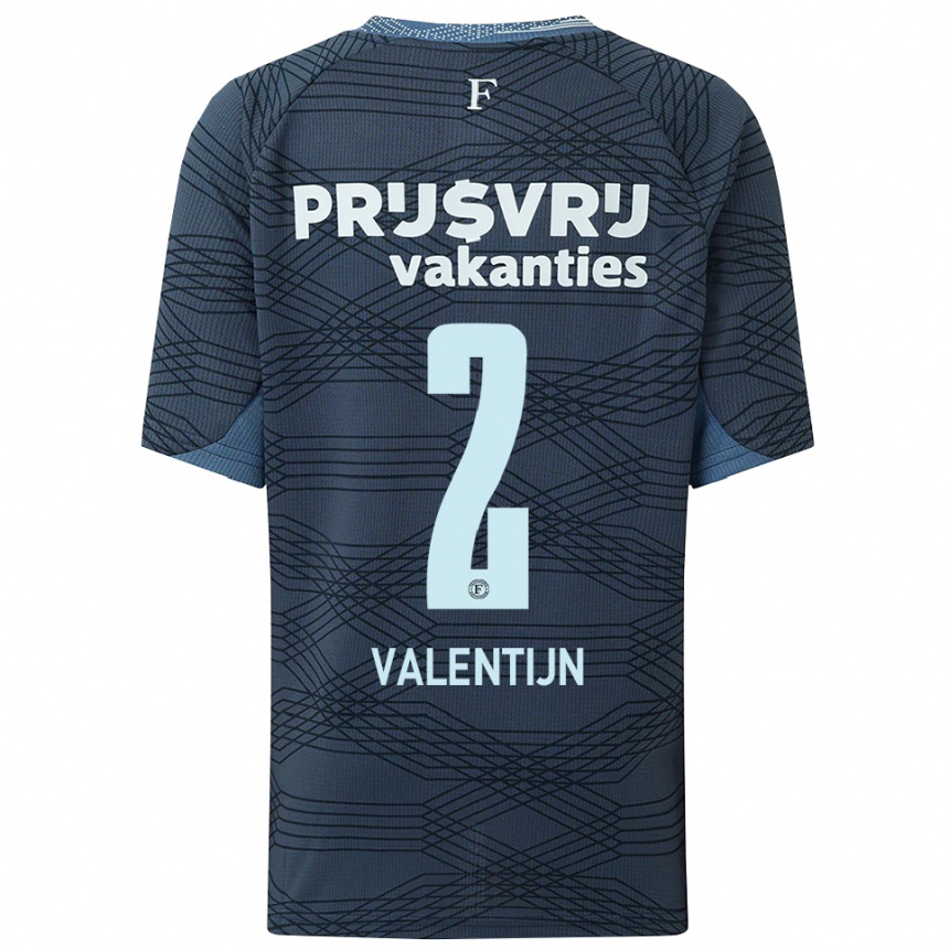 ילדים כדורגל Jurvain Valentijn #2 שחור אפור הרחק ג'רזי 2025/26