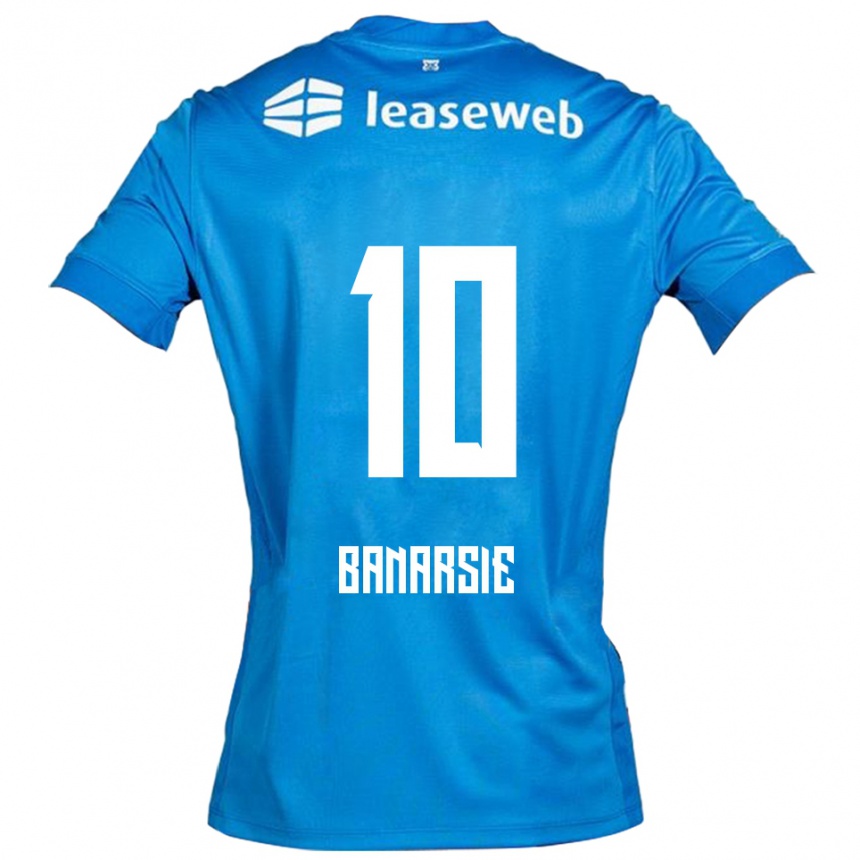 ילדים כדורגל Amy Banarsie #10 כחול לבן הרחק ג'רזי 2025/26
