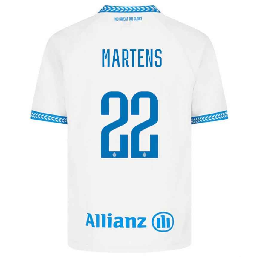ילדים כדורגל Quinze Martens #22 כחול לבן הרחק ג'רזי 2025/26