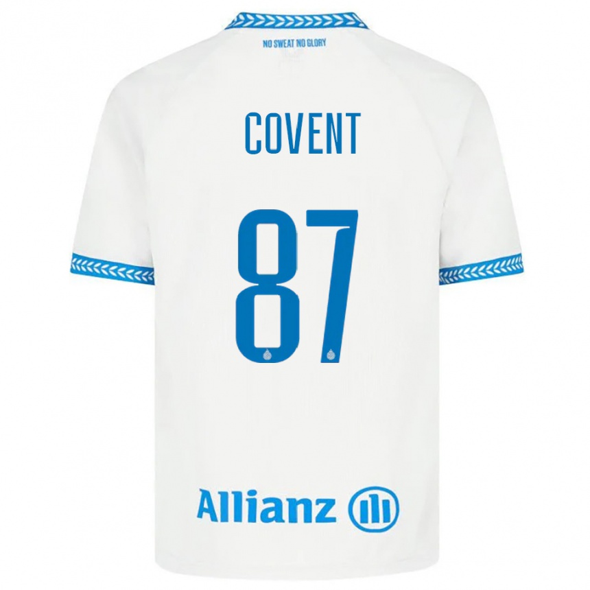 ילדים כדורגל Jorijn Covent #87 כחול לבן הרחק ג'רזי 2025/26
