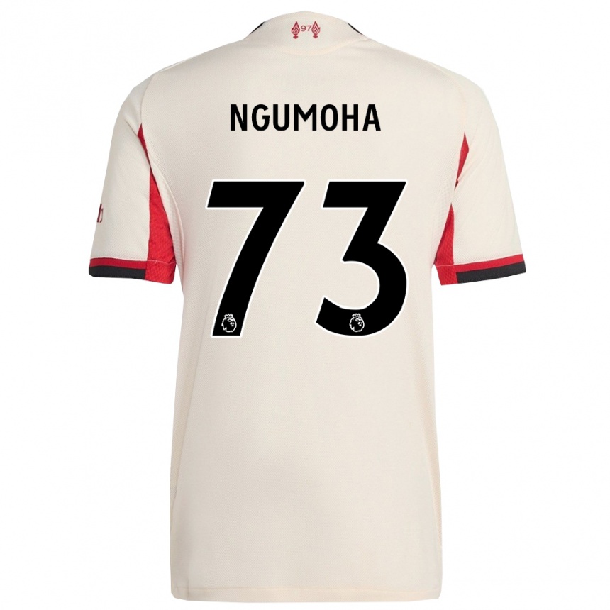 ילדים כדורגל Rio Ngumoha #73 לבן שחור הרחק ג'רזי 2025/26