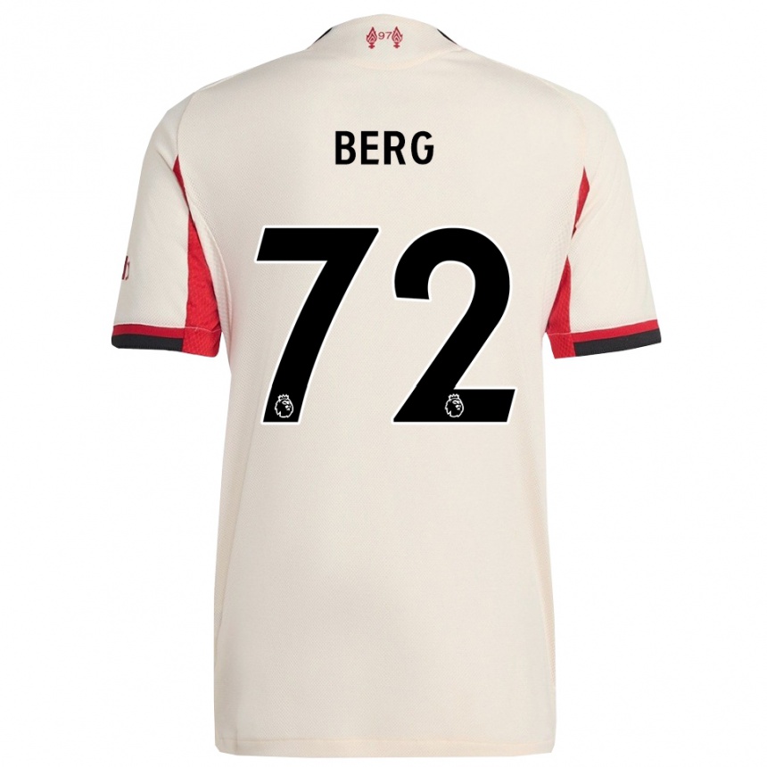 ילדים כדורגל ספ ואן דן ברג #72 לבן שחור הרחק ג'רזי 2025/26