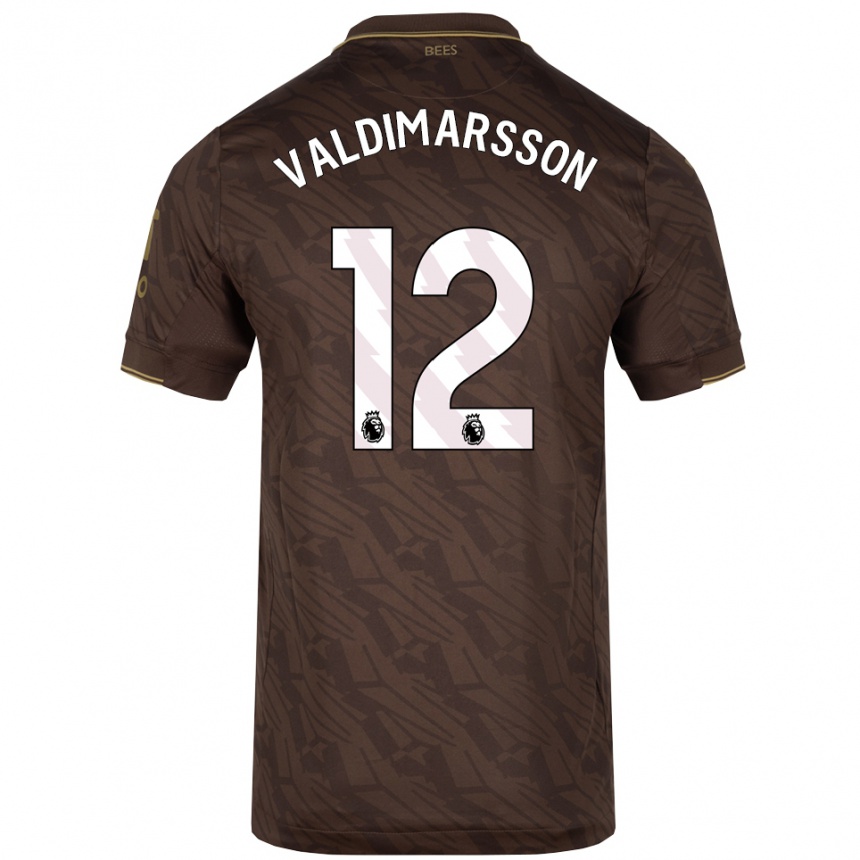 ילדים כדורגל האקון ראפן ולדימרסון #12 חום זהב הרחק ג'רזי 2025/26