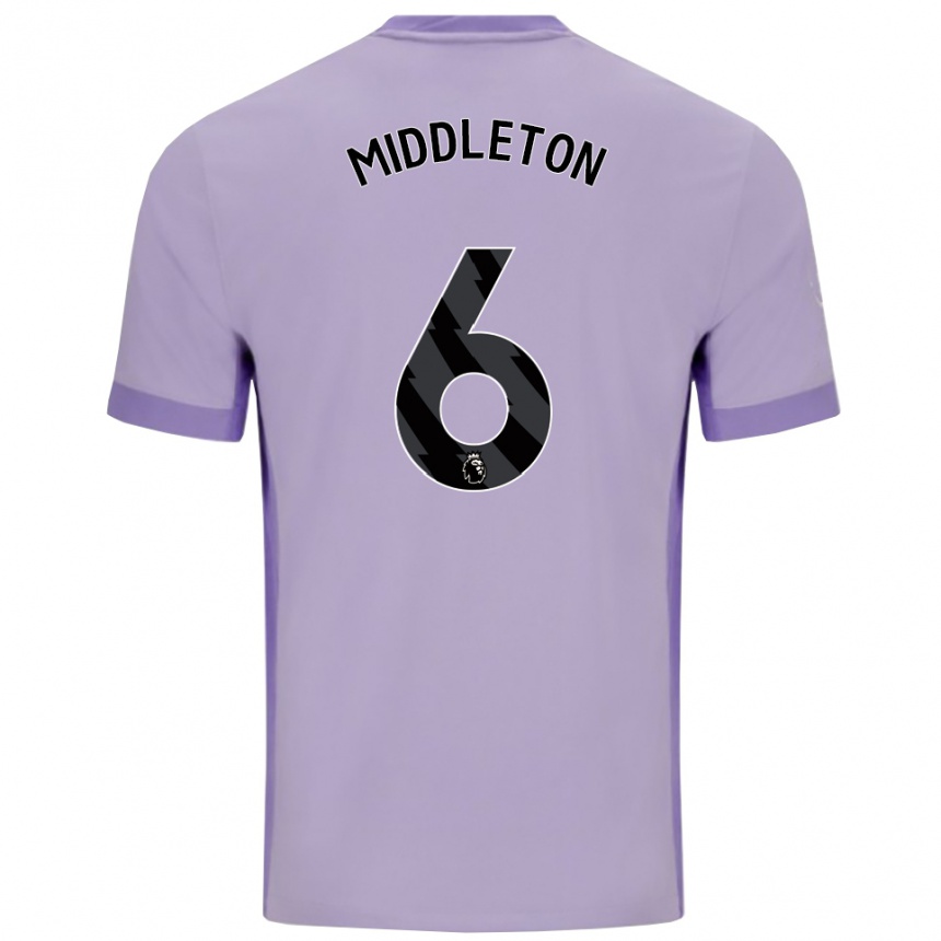 ילדים כדורגל Jesse Middleton #6 טארו סגול לבן הרחק ג'רזי 2025/26