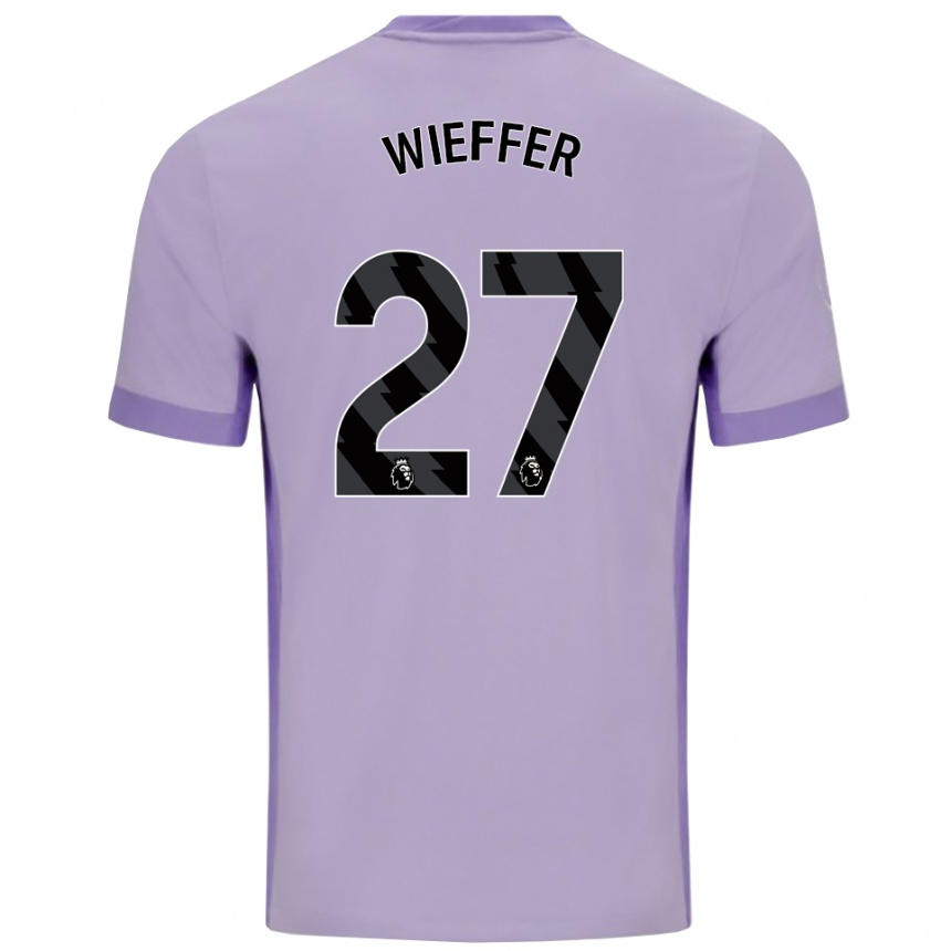 ילדים כדורגל מאטס וייפר #27 טארו סגול לבן הרחק ג'רזי 2025/26