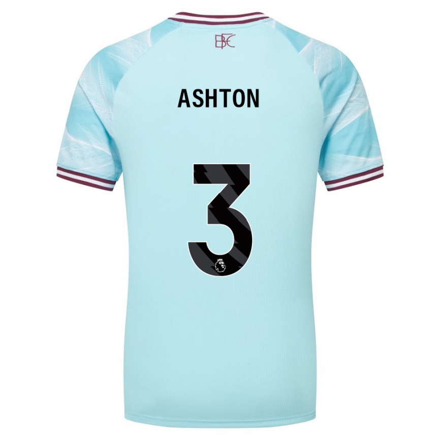 ילדים כדורגל Joe Ashton #3 תכלת בורדו הרחק ג'רזי 2025/26