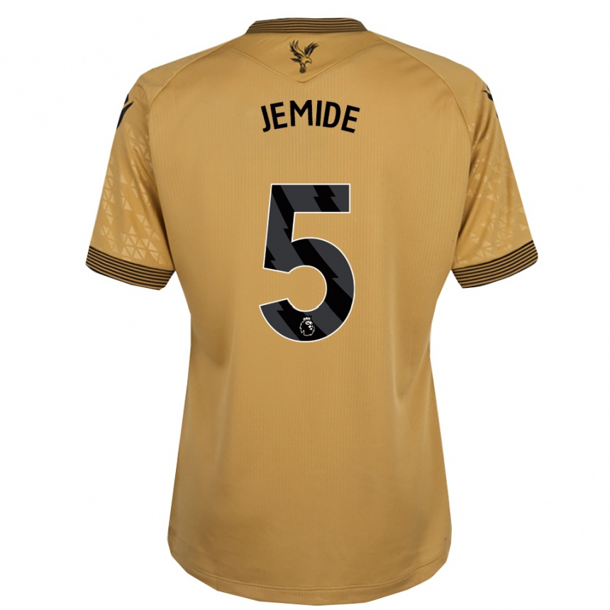 ילדים כדורגל Mofe Jemide #5 זהב שחור הרחק ג'רזי 2025/26