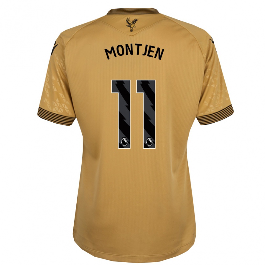 ילדים כדורגל David Montjen #11 זהב שחור הרחק ג'רזי 2025/26
