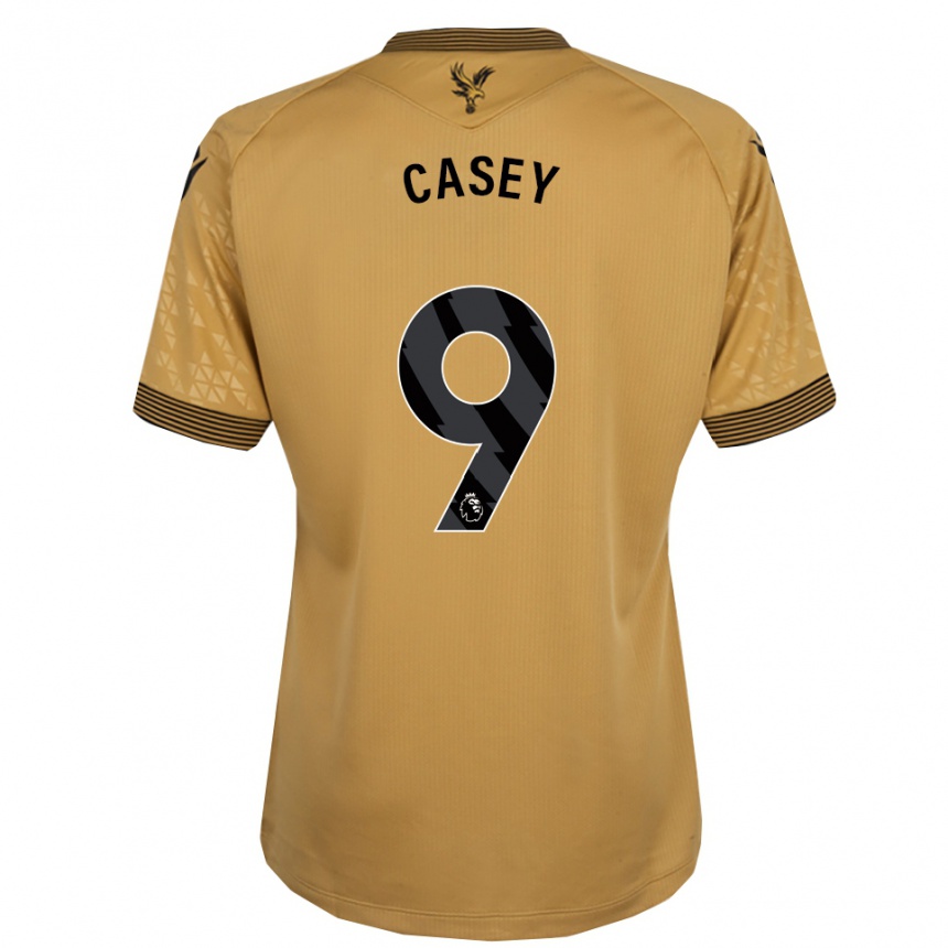 ילדים כדורגל Benjamin Casey #9 זהב שחור הרחק ג'רזי 2025/26