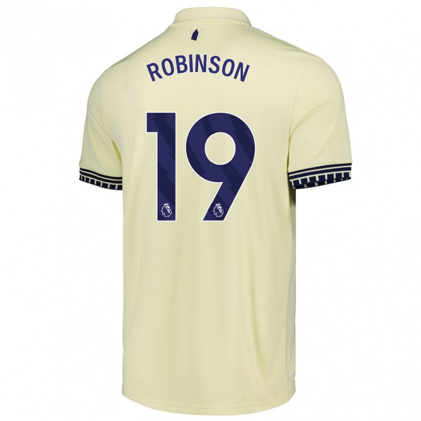 ילדים כדורגל קייטי רובינסון #19 לבן מלוכלך שחור הרחק ג'רזי 2025/26