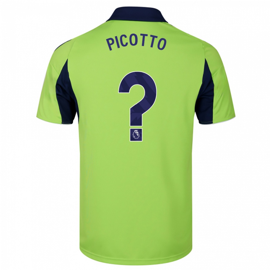 ילדים כדורגל Luca Picotto #0 ירוק נייבי לבן הרחק ג'רזי 2025/26