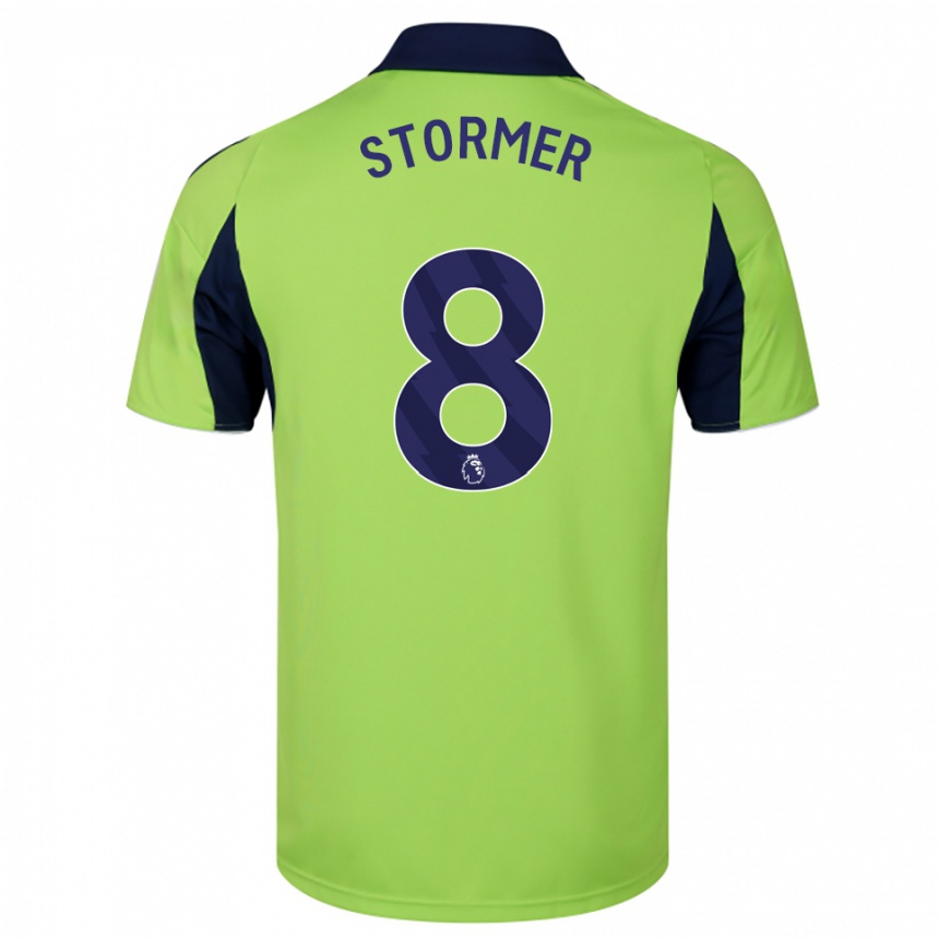 ילדים כדורגל Becky Stormer #8 ירוק נייבי לבן הרחק ג'רזי 2025/26