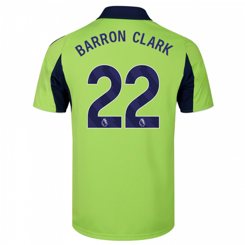 ילדים כדורגל Betty Barron-Clark #22 ירוק נייבי לבן הרחק ג'רזי 2025/26