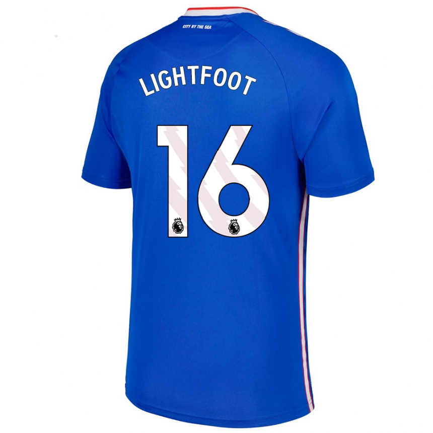 ילדים כדורגל Archie Lightfoot #16 כחול לבן הרחק ג'רזי 2025/26
