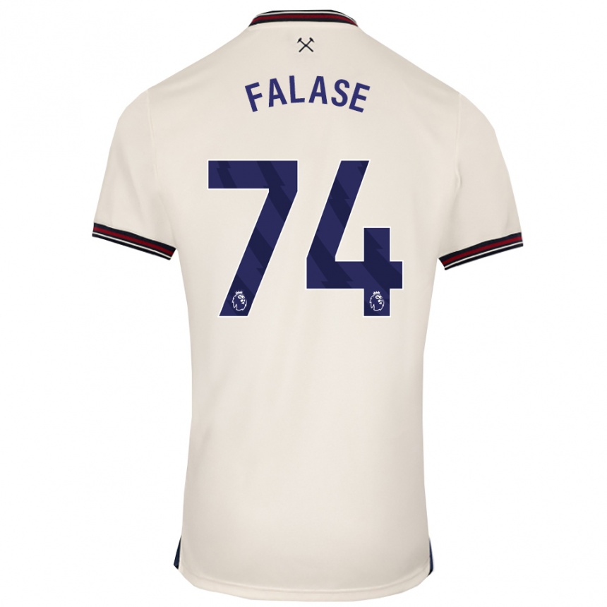 ילדים כדורגל אשר פלאז #74 לבן מלוכלך הרחק ג'רזי 2025/26