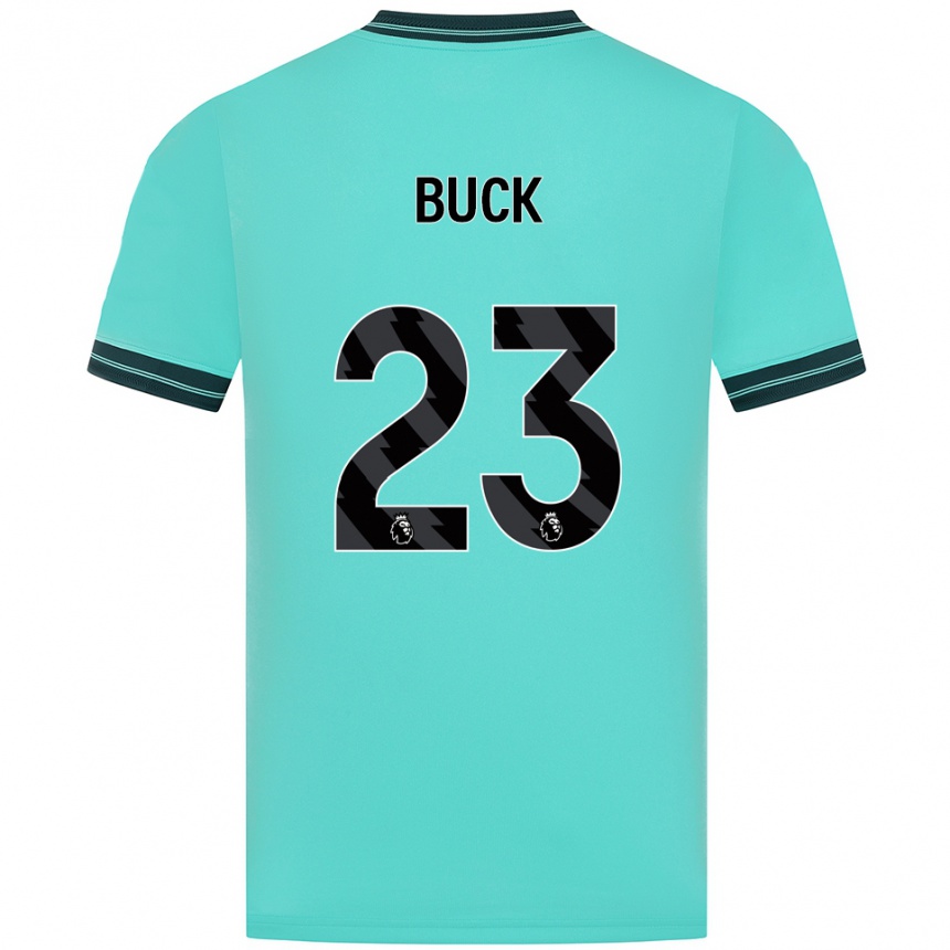 ילדים כדורגל אלכס באק #23 תכלת ירוק הרחק ג'רזי 2025/26