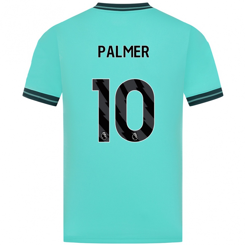 ילדים כדורגל ג'מילה פאלמר #10 תכלת ירוק הרחק ג'רזי 2025/26