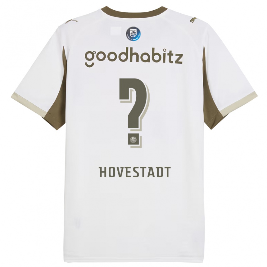 ילדים כדורגל Mike Hovestadt #0 לבן אפור ג'רזי קיט שלישי 2025/26