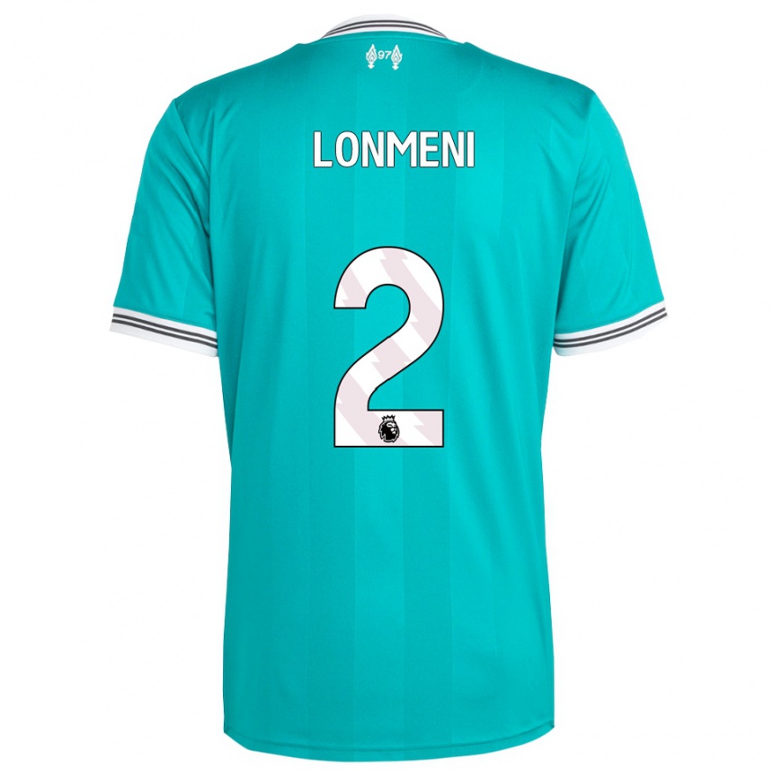 ילדים כדורגל Scofield Lonmeni #2 ירוק לבן ג'רזי קיט שלישי 2025/26 ילדים כדורגל Scofield Lonmeni #2 ירוק לבן ג'רזי קיט שלישי 2025/26