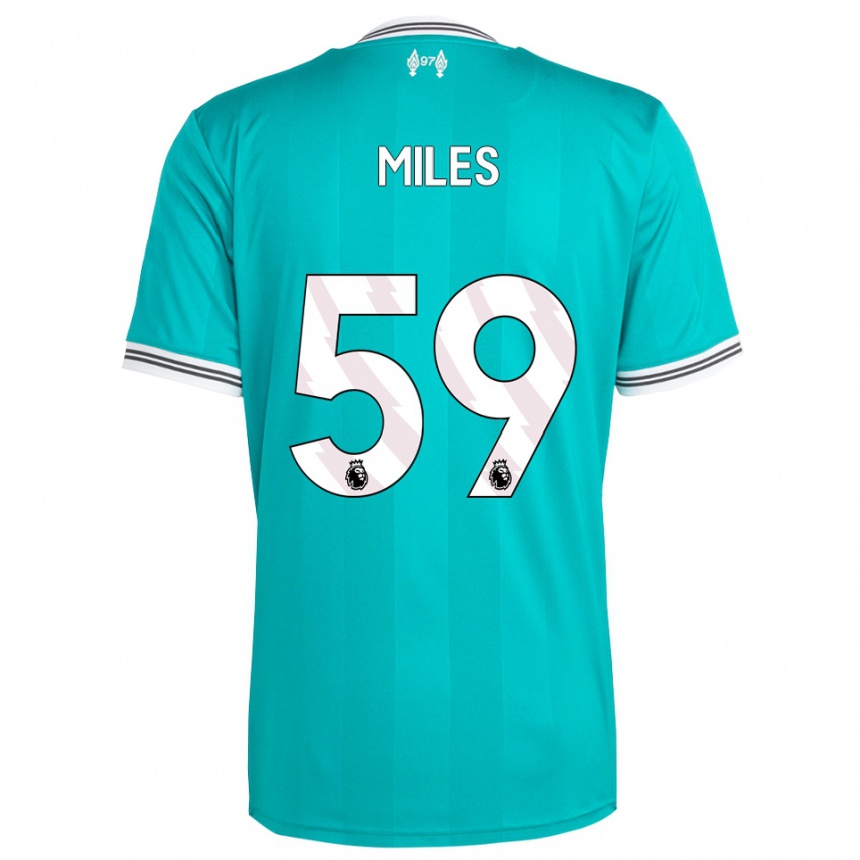 ילדים כדורגל טרנס מיילס #59 ירוק לבן ג'רזי קיט שלישי 2025/26