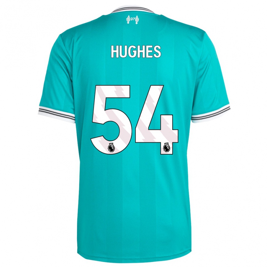 ילדים כדורגל ליאם יוז #54 ירוק לבן ג'רזי קיט שלישי 2025/26