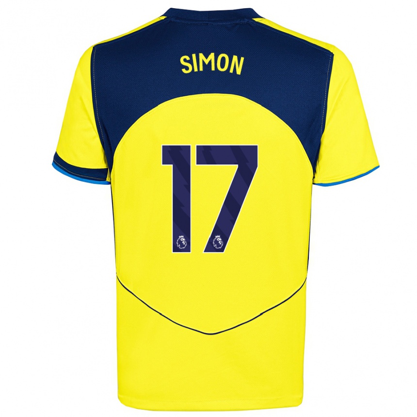 ילדים כדורגל קיט גראהם #17 צהוב נייבי ג'רזי קיט שלישי 2025/26 ילדים כדורגל קיט גראהם #17 צהוב נייבי ג'רזי קיט שלישי 2025/26