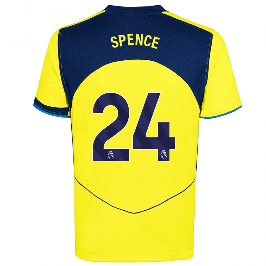 ילדים כדורגל ג'אד ספנס #24 צהוב נייבי ג'רזי קיט שלישי 2025/26