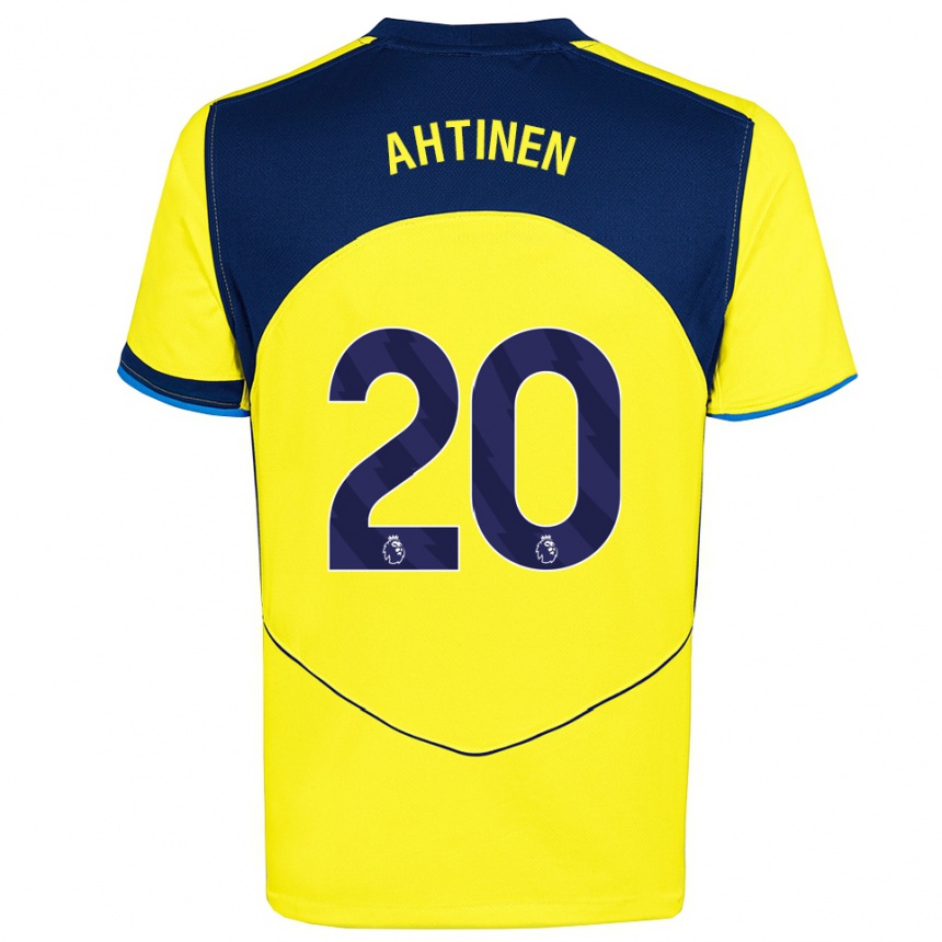 ילדים כדורגל אולגה אהטינן #20 צהוב נייבי ג'רזי קיט שלישי 2025/26