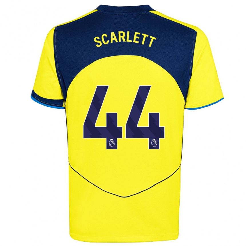 ילדים כדורגל דיין סקרלט #44 צהוב נייבי ג'רזי קיט שלישי 2025/26